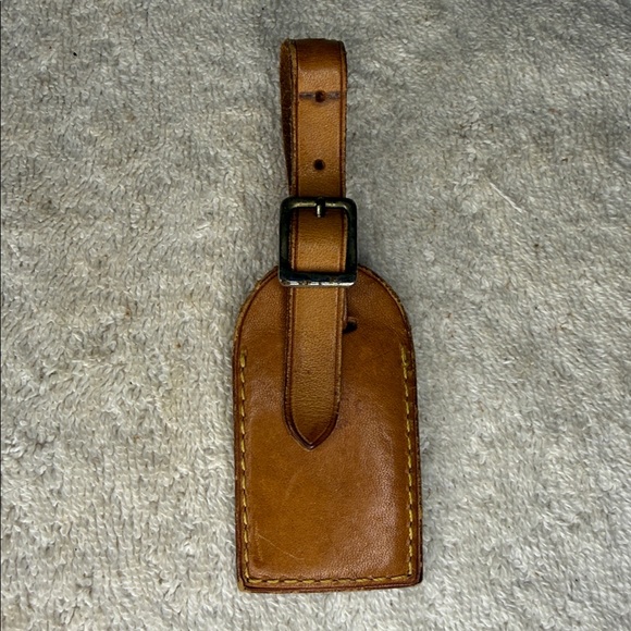 Vintage Louis Vuitton Mini Luggage Tag and Poignier in Vachetta Leather (13R) - Picture 5 of 7